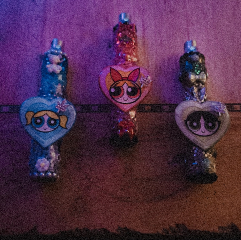 Handcrafted Powerpuff Girl 🍃🍃 wand SET